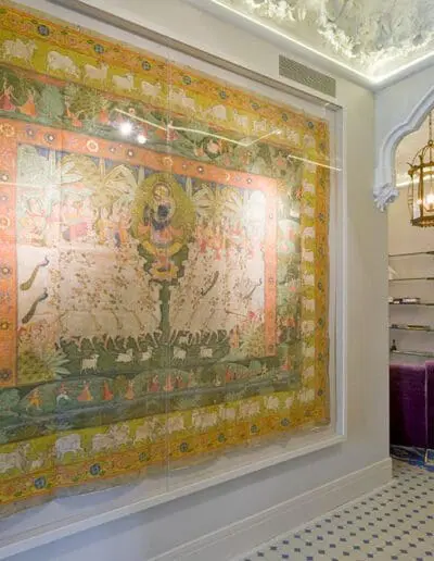 Recdi8 Living - Barcelona Interior Designers - Barcelona Apartment Renovation - Tibetan Wall Hanging