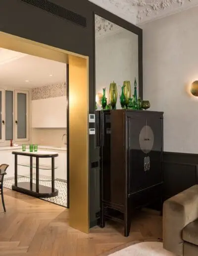 Arflex Sofa - Catellani&Smith Lamps - Chinese Lacquer Wardrobes