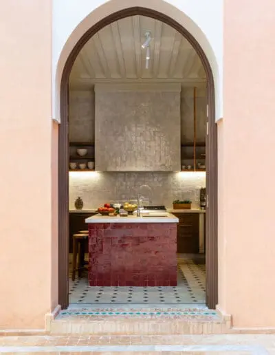 Recdi8 Living Interior Design - Marrakech Riad Restoration - Kitchen