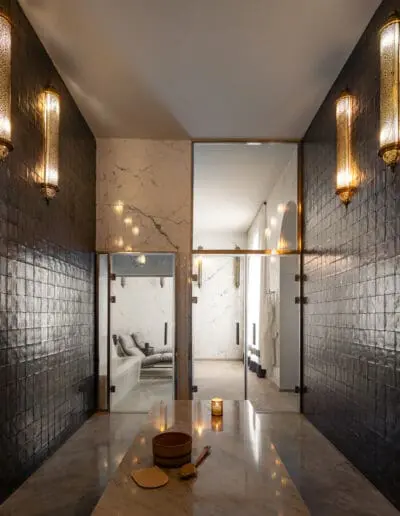 Recdi8 Living Interior Design - Marrakech Riad Restoration - Heated Massage Bench