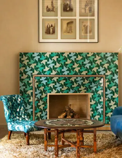 Recdi8 Living Interior Design - Marrakech Riad Restoration - Detail of Suite Iffus