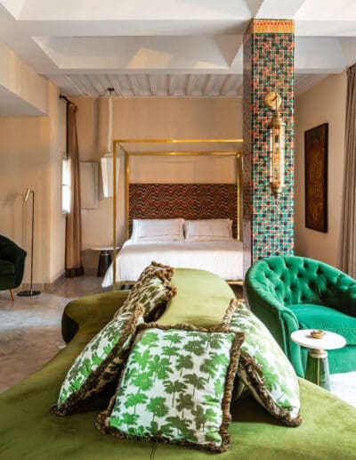 Recdi8 Living Interior Design - Marrakech Riad Restoration - Suite Izzlmed Detail