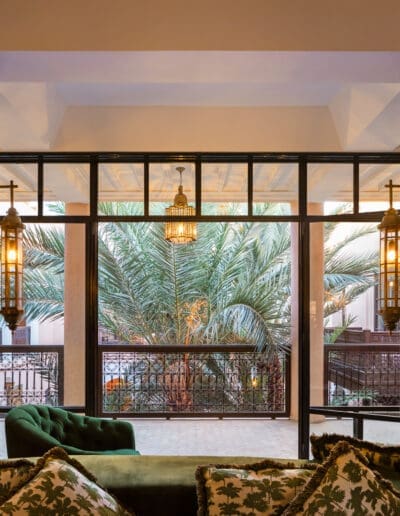 Recdi8 Living Interior Design - Marrakech Riad Restoration - Suite Izzlmed Veranda