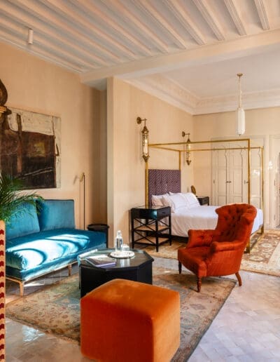 Recdi8 Living Interior Design - Marrakech Riad Restoration - Suite Tagut