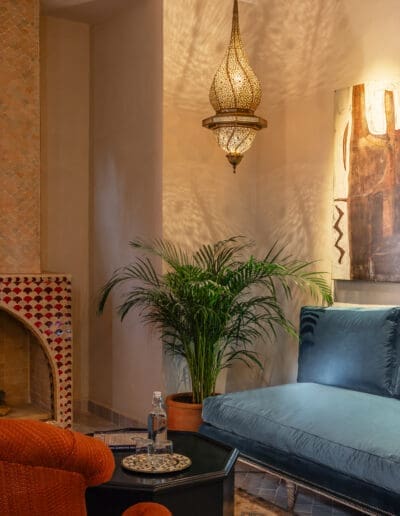 Recdi8 Living Interior Design - Marrakech Riad Restoration - Suite Tagut Detail