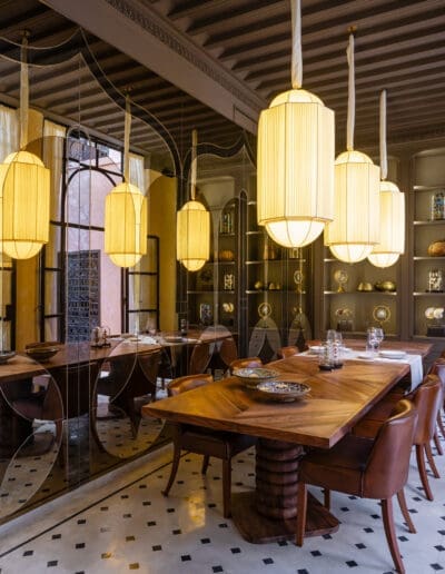 Recdi8 Living Interior Design - Marrakech Riad Restoration - Dining Room