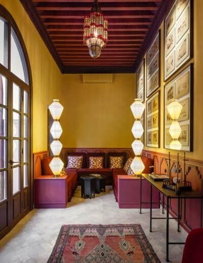 Recdi8 Living Interior Design - Marrakech Riad Restoration - Living Room