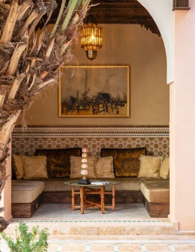 Recdi8 Living Interior Design - Marrakech Riad Restoration - Bou Morrocan Tea Room