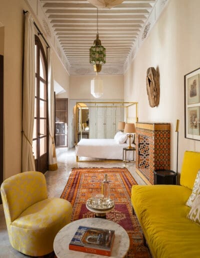 Recdi8 Living Interior Design - Marrakech Riad Restoration - Suite Mmuddu