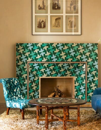Recdi8 Living Interior Design - Marrakech Riad Restoration - Detail of Suite Iffus